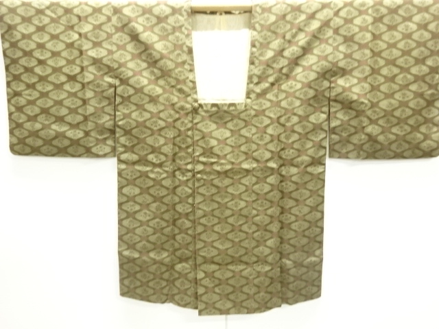 草花模様織出し道行コート